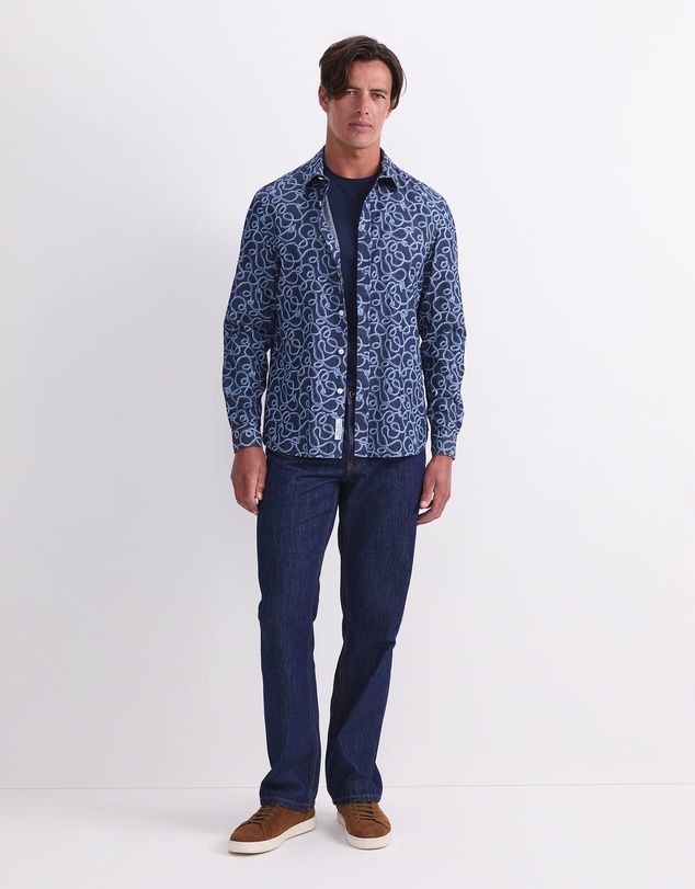 Sportscraft - Rope Long Sleeve Print Shirt