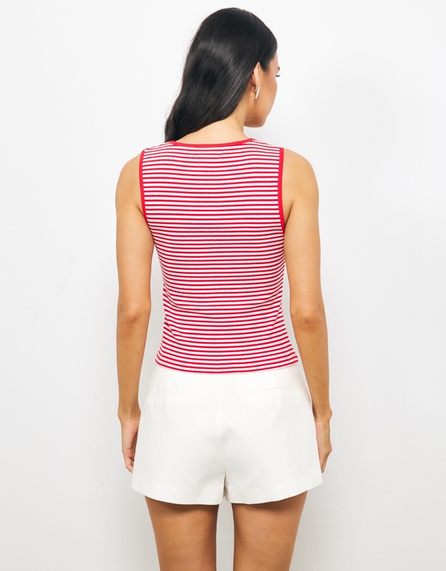 AERE - Stripe V-Neck Tank