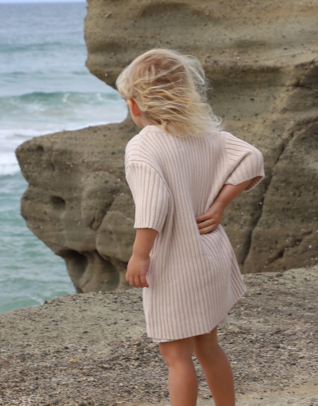 All Fenix - Mini Rib Knit Tee - Babies-Kids