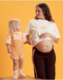 Banabae - Rad Mama Classic Organic Cotton Longline Tee - Natural