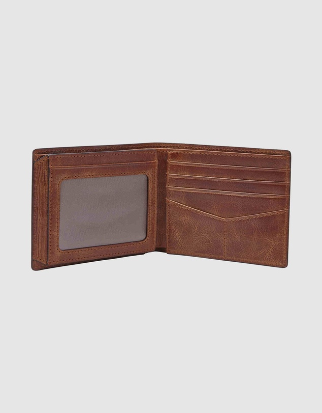 Fossil - Derrick Brown RFID Flip ID Bifold Wallet