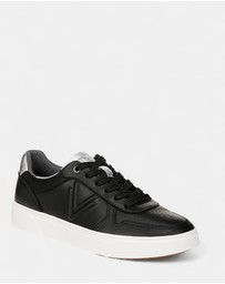 Vionic - Kimmie Court Sneaker - Black Silver