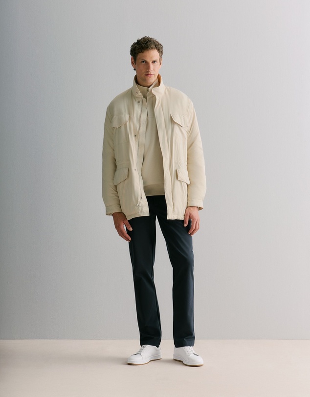 Trenery - Longline Technical Field Jacket in Fawn