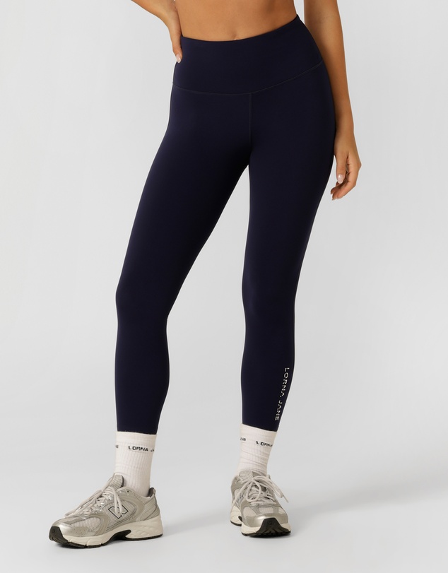 Lorna Jane - Lotus No Chafe Phone Pocket Ankle Biter Leggings