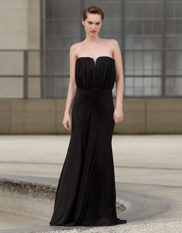 Self Portrait - Jersey Bandeau Maxi Dress