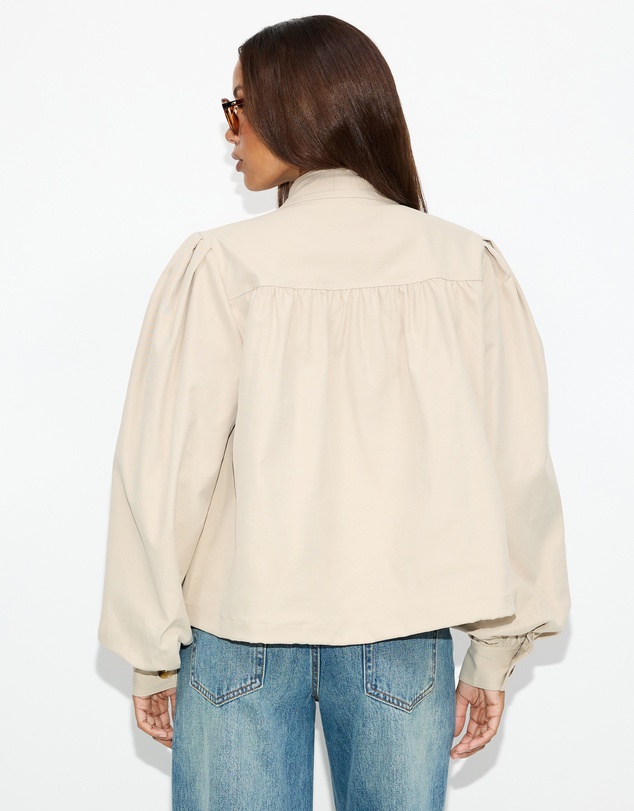 Dazie - Daniella Pleated Bubble Hem Jacket