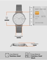 Skagen - Signatur Silver-Tone Analogue Watch SKW2785