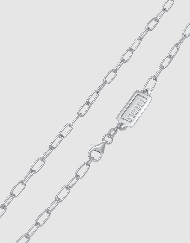 Kuzzoi - ICONIC EXCLUSIVE - Classic Long Link Chain Necklace in 925 Sterling Silver