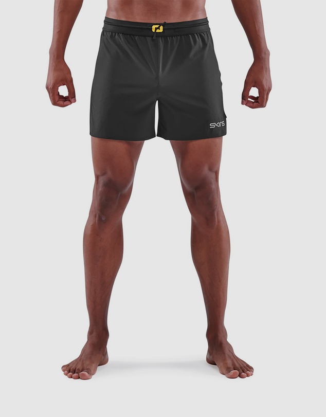SKINS - SKINS Men's 3-Series Activewear Run Shorts Black