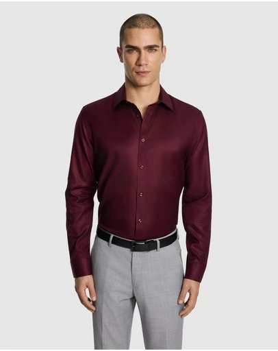 yd. - Maximum Two Ply Cotton Premium Slim Dress Shirt