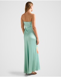 Forever New - Estelle Satin Strapless Maxi Dress