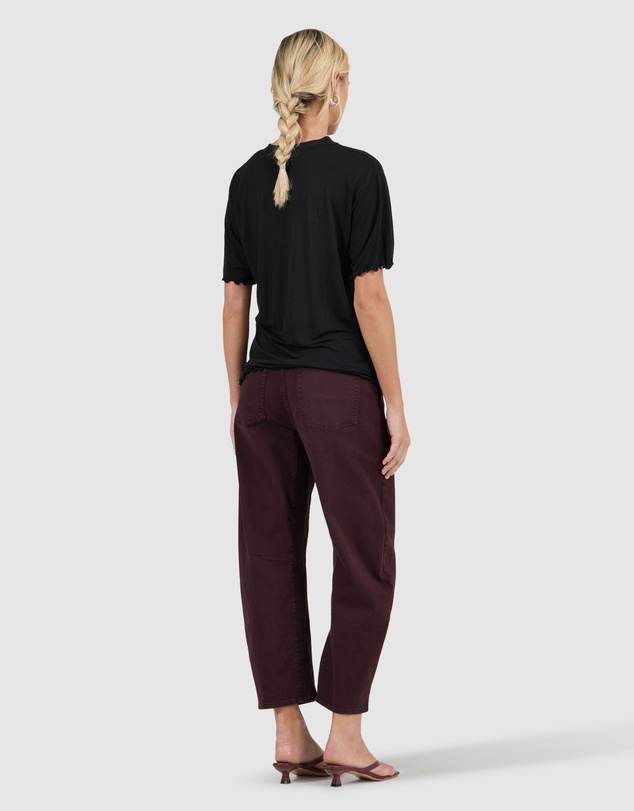 Rolla's - Sheer Lyocell Tee - Black