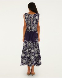 Farm Rio - Flowers Richelieu Skirt