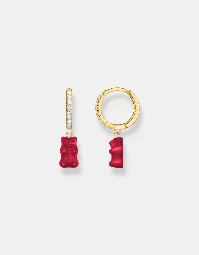 THOMAS SABO - HARIBO Red Bear Hoop Single Earring