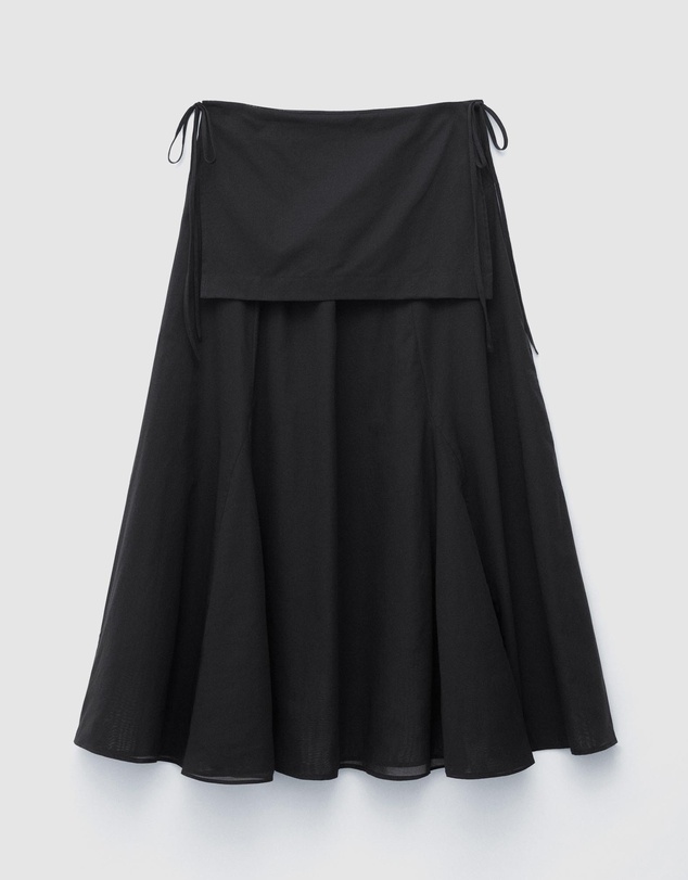 & Other Stories - Sheer Apron Midi Skirt