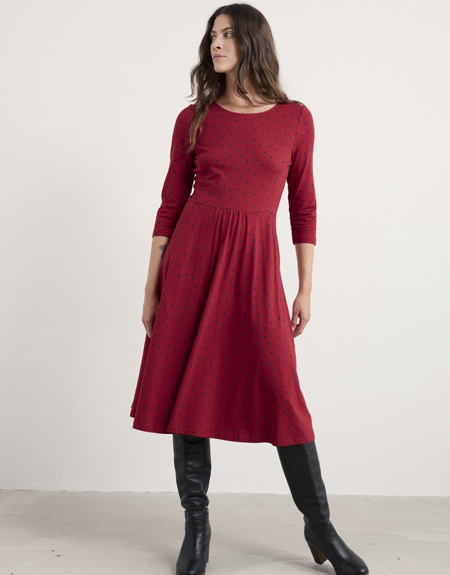 Seasalt - Seasalt Cornwall Red April Dress
