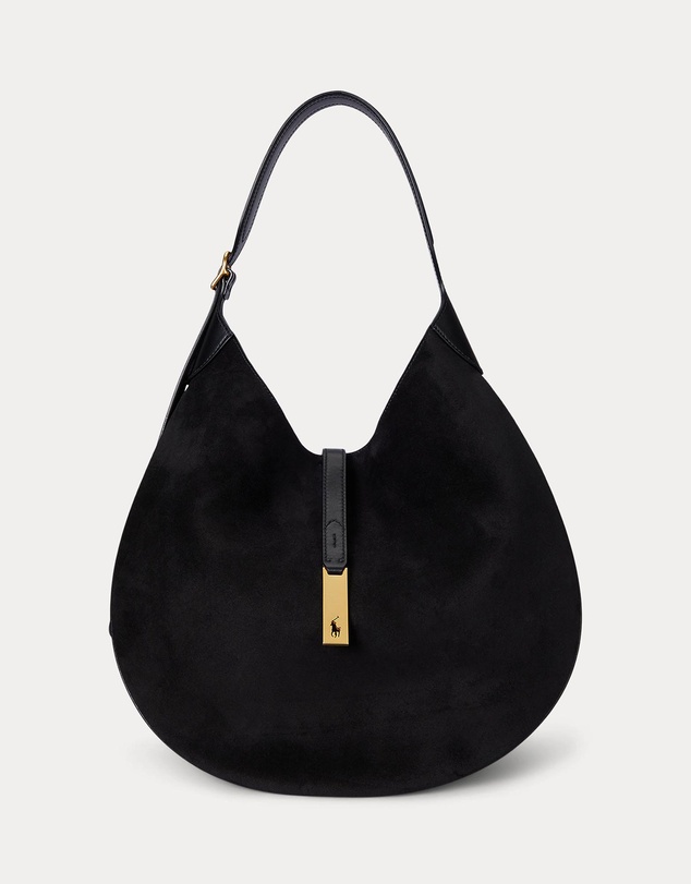 Polo Ralph Lauren - Polo ID Suede Large Shoulder Bag