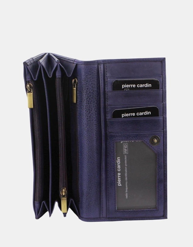 Pierre Cardin - Pierre Cardin Rustic Leather Ladies Wallet