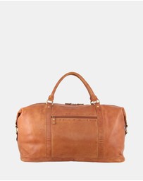 Pierre Cardin - Pierre Cardin Rustic Leather Business/Overnight Bag