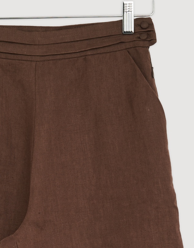 Revibe - Repaired AERE Wren Linen Pants - AU 8