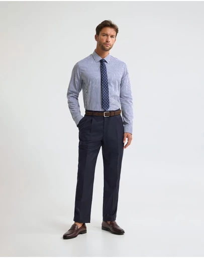 Oxford - Beckton Stripe Slim Fit Luxury Shirt