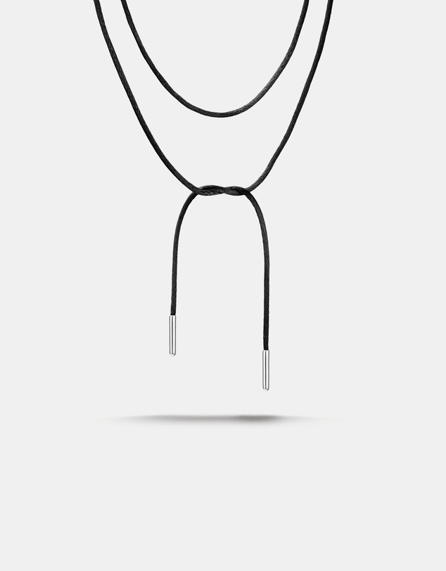 THOMAS SABO - THOMAS SABO Textile Necklace Black