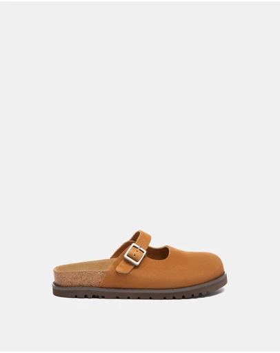 EVERAU - Australian Shepherd Ugg Brikon Cow Suede Upper Loafer Oxfords Flats