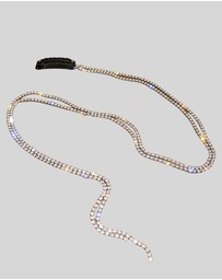 KAJA Clothing - Flash Diamond Chain Hair Clip-Hair Band (2 pieces)