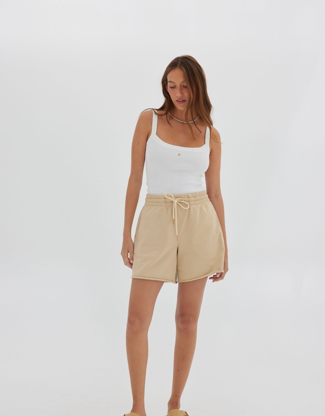 Toast Society - Jersey Raw Hem Short