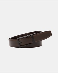 Buckle - Clarke. Australian Made Auto Leather Belt. 35mm width.