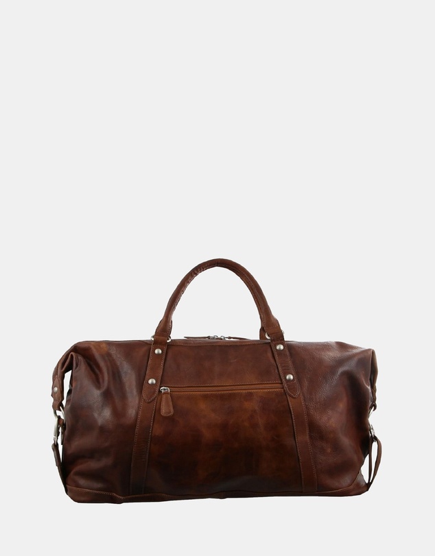 Pierre Cardin - Pierre Cardin Rustic Leather Business/Overnight Bag