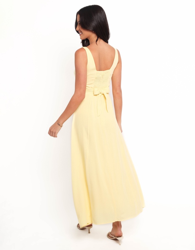 Petal & Pup - Archer Midi Dress - Butter Yellow