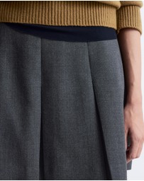 & Other Stories - Pleated Wool Mini Skirt