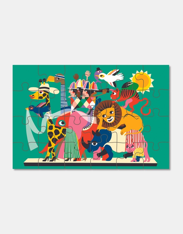 Journey Of Something - 24 Piece Kids Puzzle  - Animal Carnival
