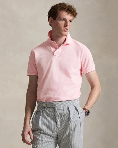 Polo Ralph Lauren - Custom Slim Fit Mesh Polo Shirt