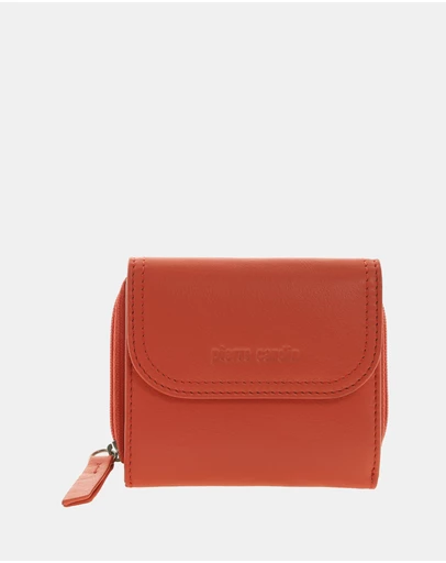 Pierre Cardin - Pierre Cardin Ladies Leather Tri-Fold Tab Wallet