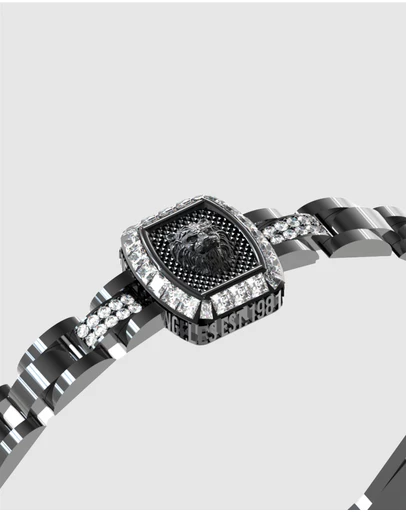 GUESS - 16mm Lion Crystal Bracelet