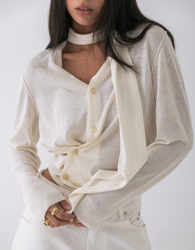 Style Addict - Camden Scarf Cardigan (Lightweight)