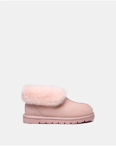 EVERAU - EverAU Ugg Mallow Slipper Sheepskin Upper House Shoes