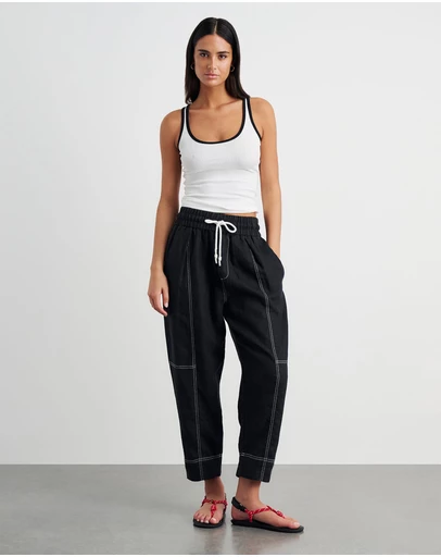 Jag - Sabine Linen Pull On Pant