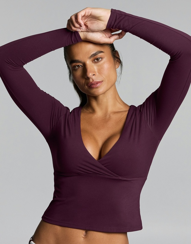Rockwear - Base One Cross Front Long Sleeve Top