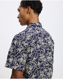 Paul Smith - Floral Embroidery SS Shirt