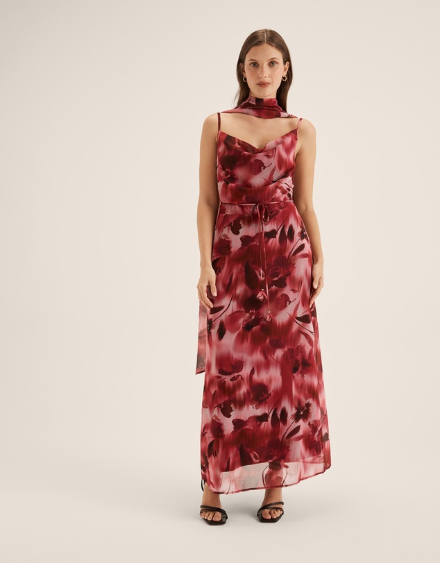 Review - Petaline Cowl Neck Dress