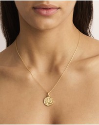 By Charlotte - She Is Taurus Zodiac Necklace
