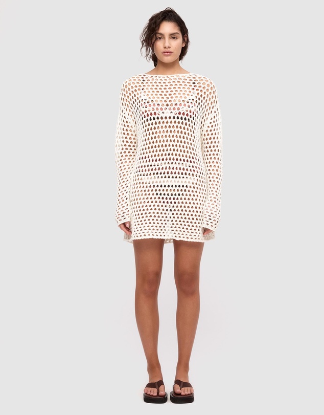 Zulu & Zephyr - Crochet Knit Tunic Dress