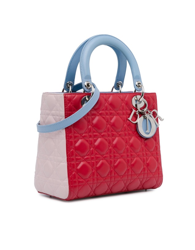 Pre-Loved by Azura Reborn - Pre-Loved dior Elegant Quilted Handbag with Top Handle and Detachable Strap