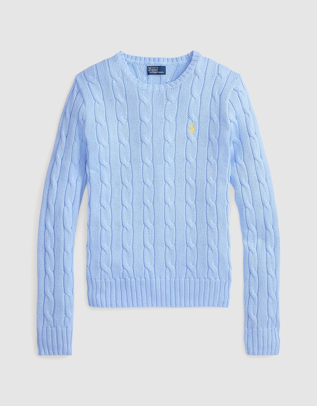 Polo Ralph Lauren - Cable-Knit Cotton Crewneck Sweater - ICONIC EXCLUSIVE