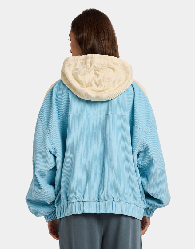 Roxy - Womens Duo Cord Zip Up Hoodie Jacket