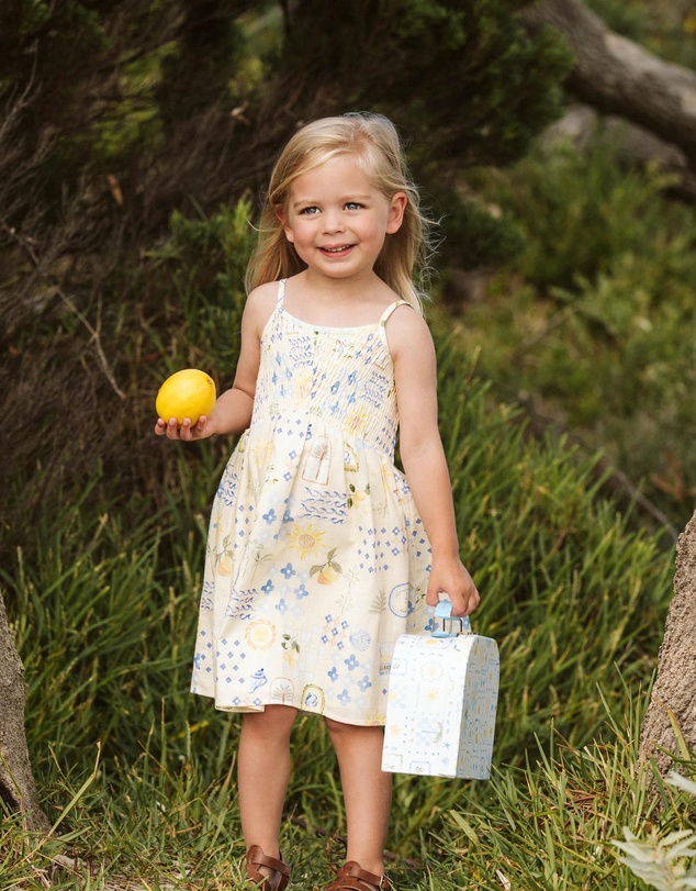 Fox & Finch - Piccolina Shirred Dress - Kids