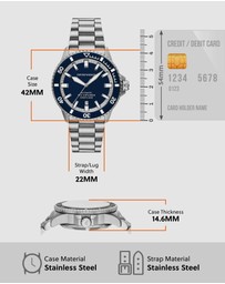 Emporio Armani - Silver Tone Analogue Watch